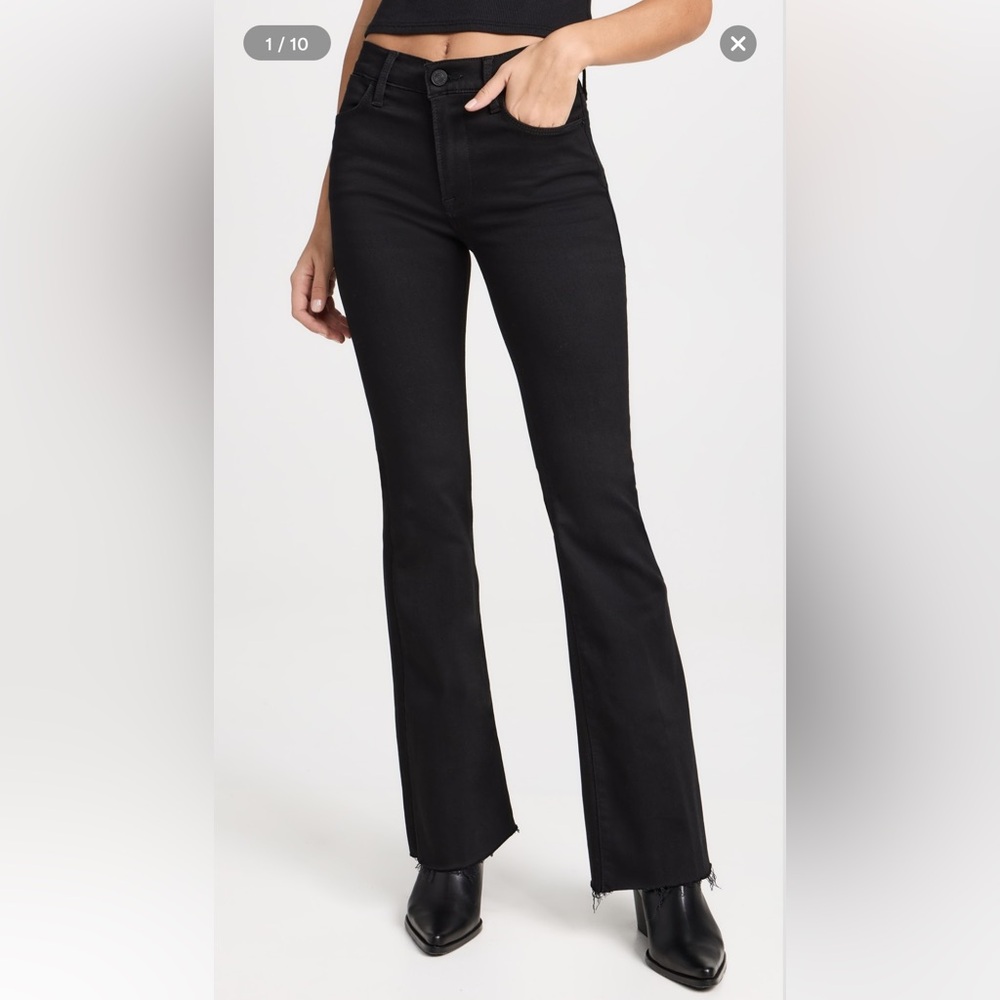 FRAME Le Easy Flare Raw After Jeans